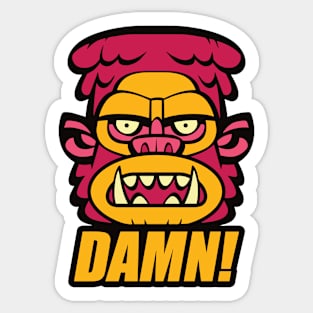 Damn! Sticker